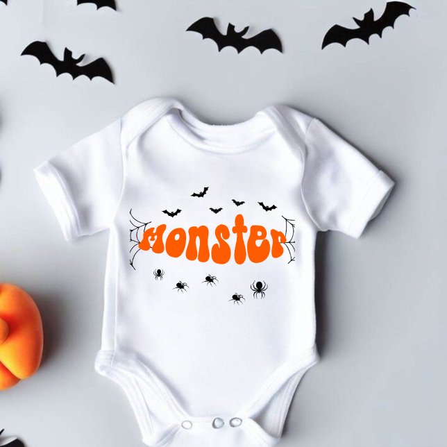 Halloween Retro, Spooky Body, Spooky Season, Scary T Shirt (BODYSUIT)
