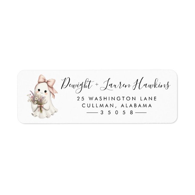 Halloween | Returadressetikett Returadress Etikett (Framsidan)