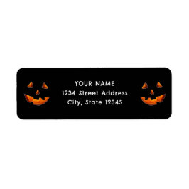 Halloween-returadressetikett Returadress Etikett