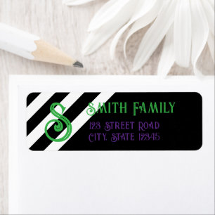 Halloween-Returetiketter Returadress Etikett