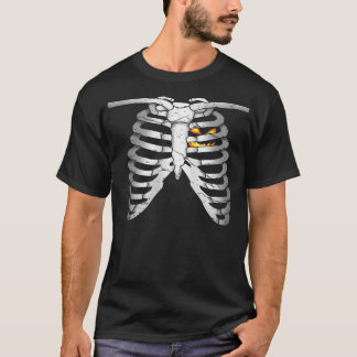 Halloween Ribcage T Shirt