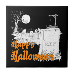 Halloween RIP Kakelplatta