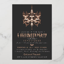 Halloween Ro Gold Foil Chandelier