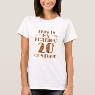 Halloween Roaring 20s Costume Shirt T