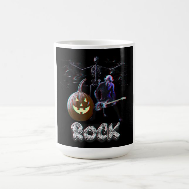 Halloween Rock 3D Kaffemugg (Center)