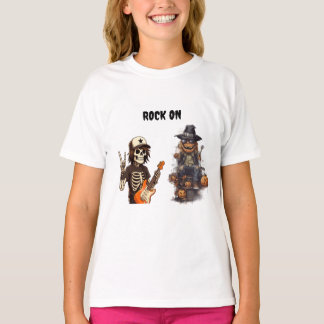 Halloween rock på t shirt
