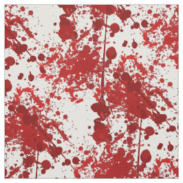 Halloween röd blodkirurgi doktor mönster ovanlig tyg