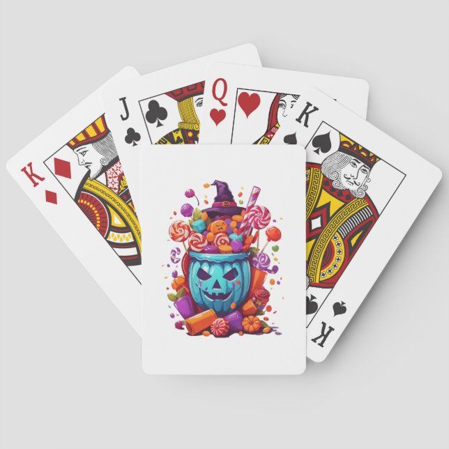 Halloween rolig  casinokort (Baksidan)