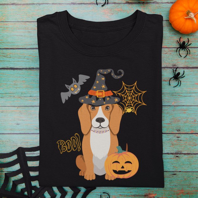 Halloween Rolig hund T Shirt (Halloween Dog T-Shirt)