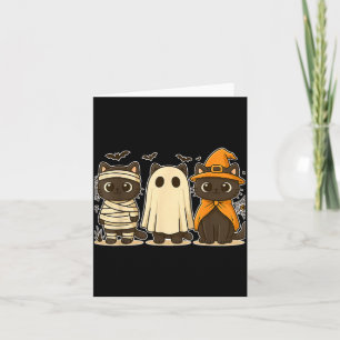 Halloween Rolig Pumpa Halloween Svart Katt Kuslig Kort
