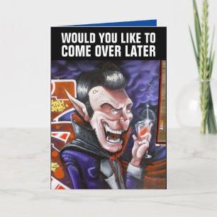 HALLoween ROLIGA DRACULA GRATTULATIONSKORT Kort