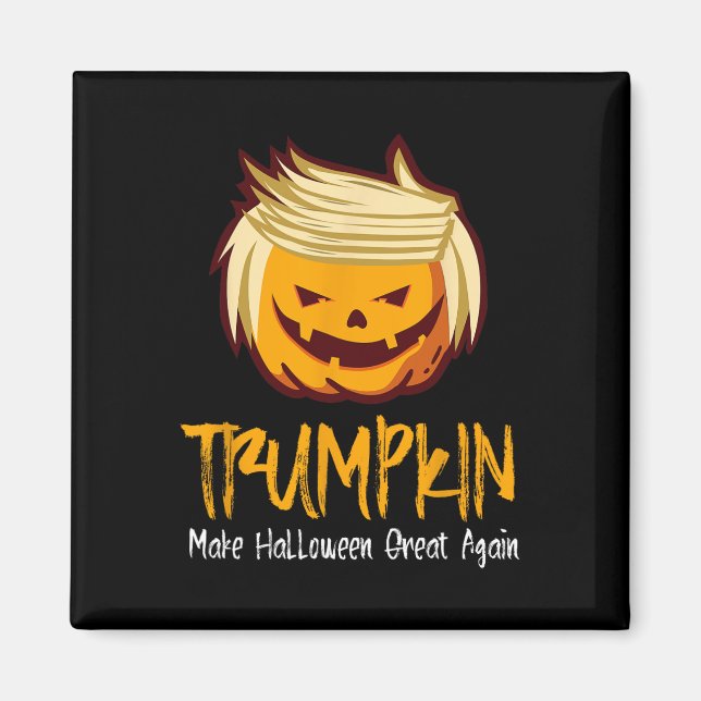 Halloween Roligt Donald Trump Costume Gift Idea Magnet (Framsidan)