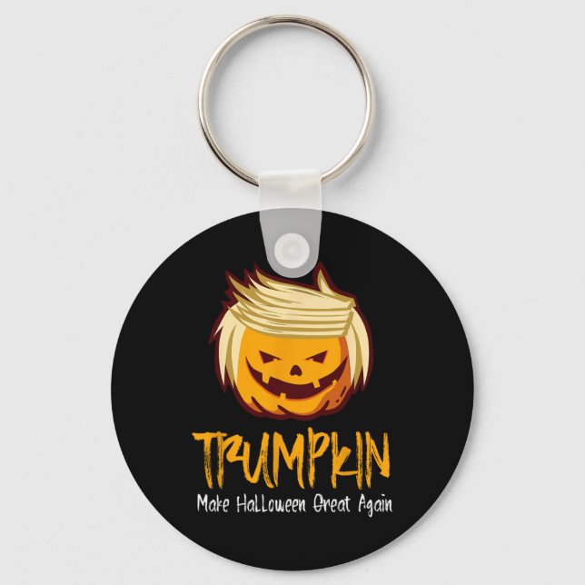 Halloween Roligt Donald Trump Costume Gift Idea Nyckelring (Framsida)