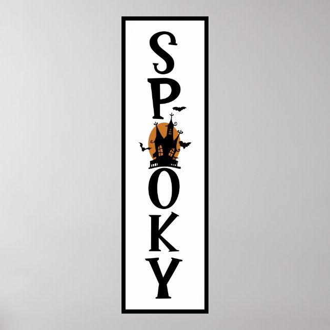 Halloween-Roligt | Dörrlängd för skoky Poster (Framsidan)