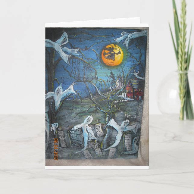 Halloween roligt för alla kort (Framsida)