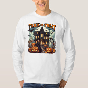 Halloween roligt med pumpor och spöken! t shirt
