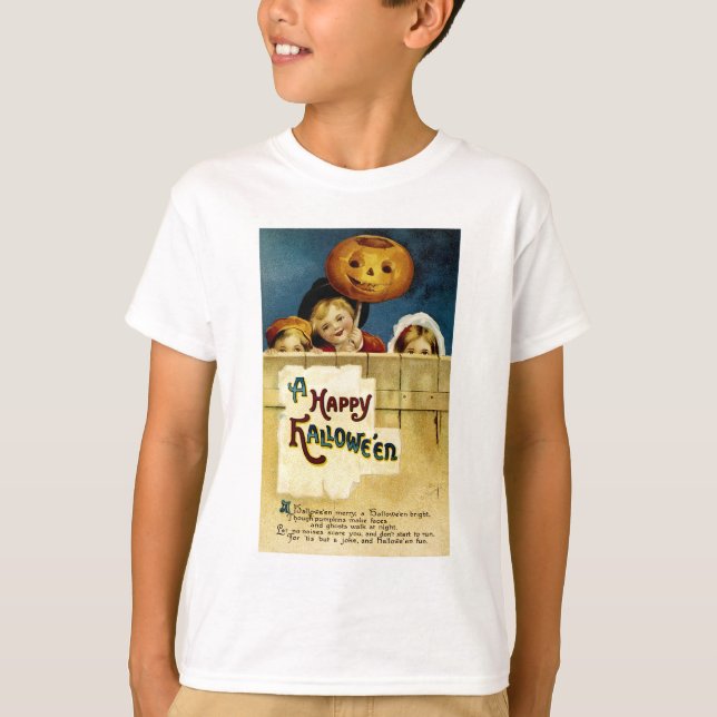 Halloween-Roligt T Shirt (Framsida)