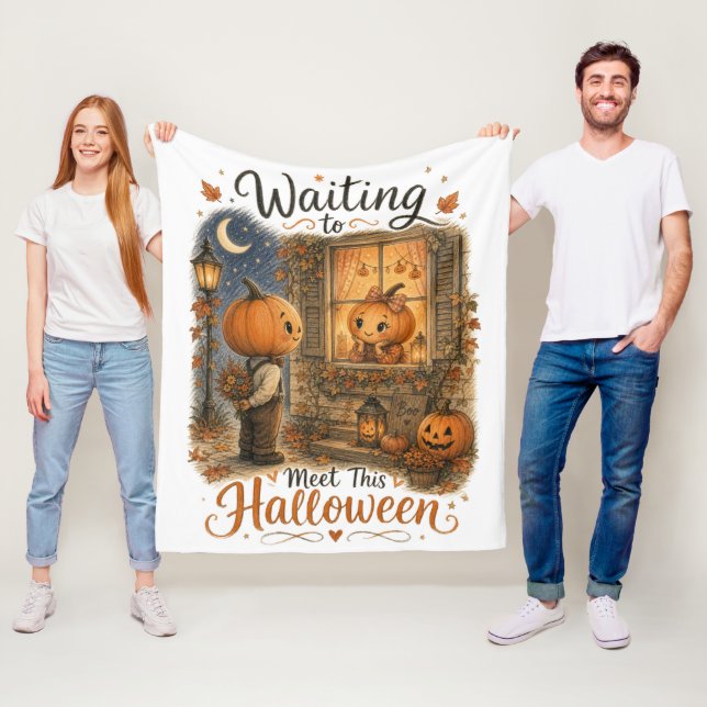 Halloween-romans väntar på dig fleecefilt (På plats)