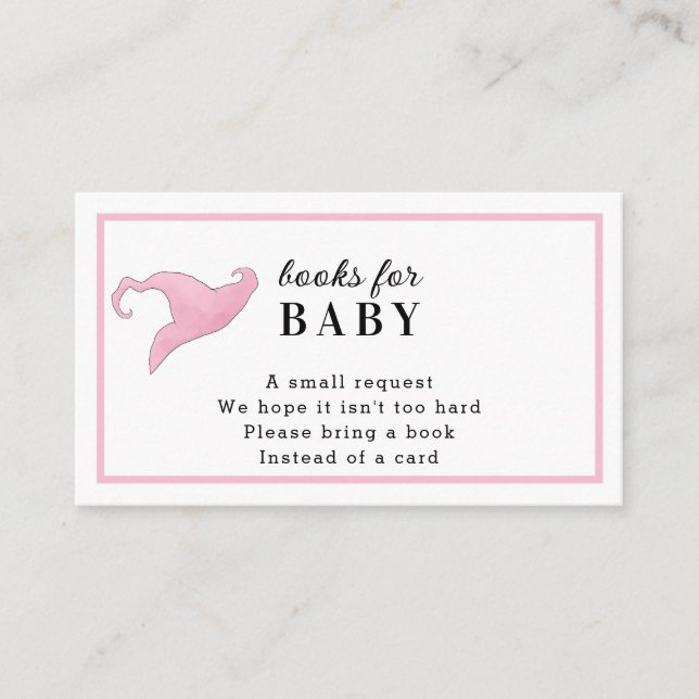 Halloween Rosa om Baby brinner Bokar för Baby Tilläggskort (Framsida)