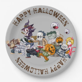 Halloween Round Plate