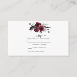 Halloween RSVP-kort Tilläggskort