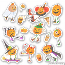 Halloween rullskridskoåkning Jack-o'-lanterns