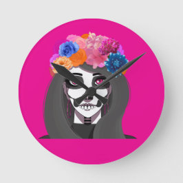 Halloween  rund klocka