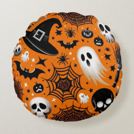 Halloween Rund Kudde