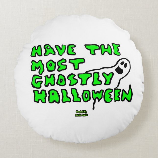 Halloween-rundan Dekorativ kudde (Framsidan)