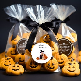 Halloween Runt Klistermärke