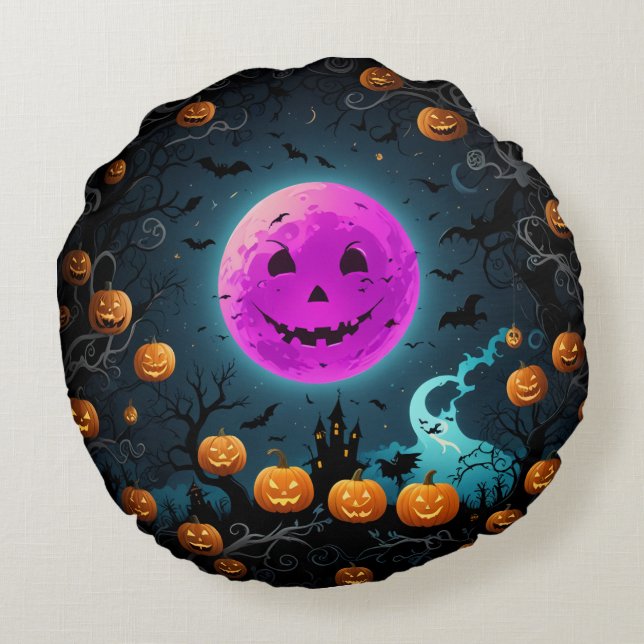 halloween runt kudde (Baksidan)