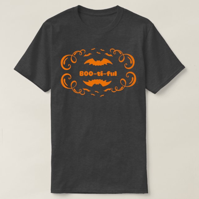 Halloween s amp Gifts BOOtiful T Shirt (Design framsida)