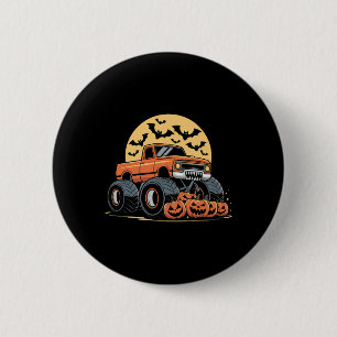 Halloween S För barn Boys Monster Lastbil Pumpkins Knapp