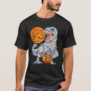 Halloween S för boys Kids Dinosaur T Rex Mummy Pum Shirt