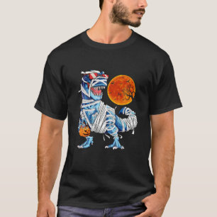 Halloween S för boys Kids Dinosaur T Rex Mummy Pum Shirt