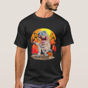 Halloween S för boys Kids Dinosaur T Rex Mummy Pum Shirt