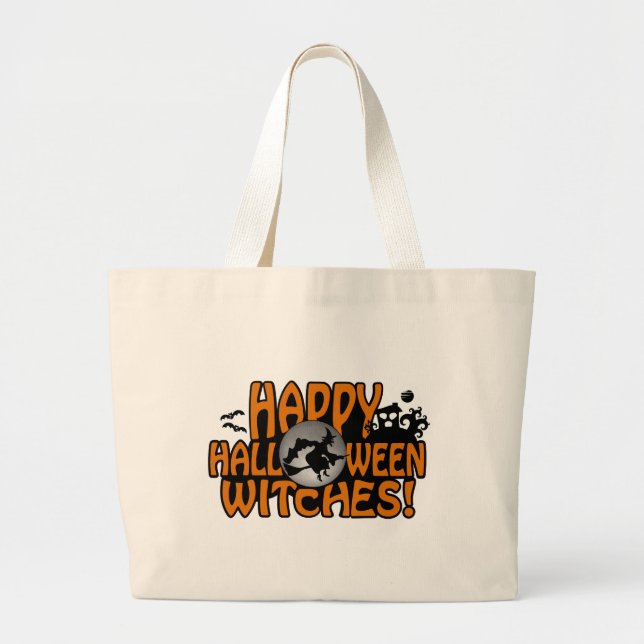 Halloween-säck - välj stil jumbo tygkasse (Framsidan)