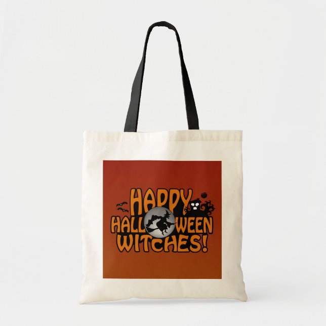 Halloween-säck - välj stil tygkasse (Framsidan)