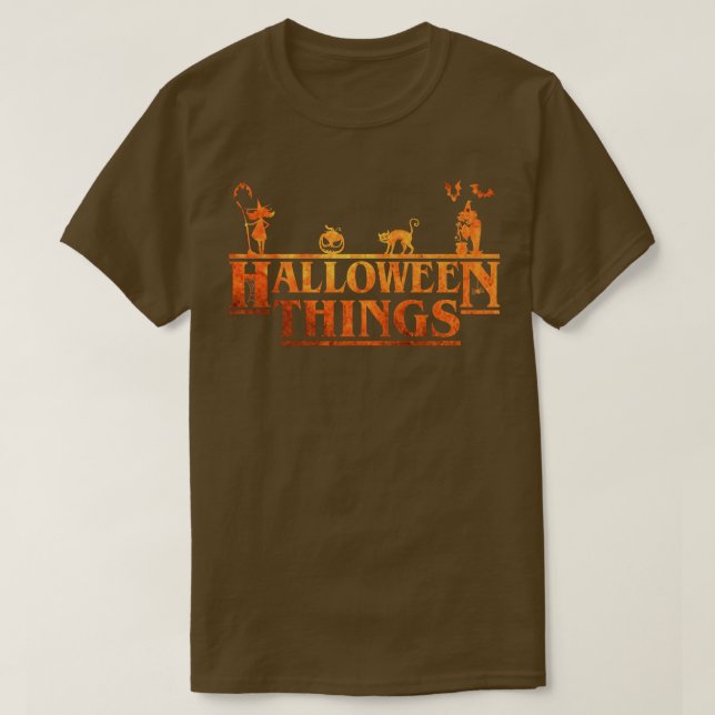 Halloween Sak Funny Pumpkin Ansikte Halloween-kost T Shirt (Design framsida)