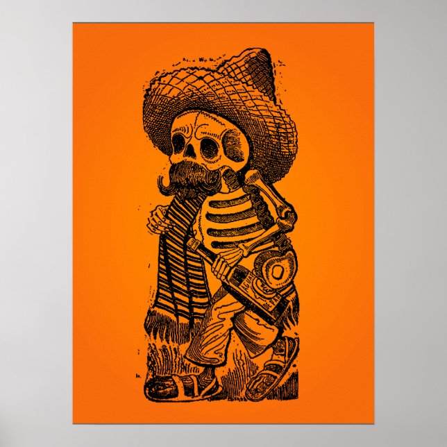 HALLOWEEN SALE! Calaveras från Heap av Posada Poster (Framsidan)