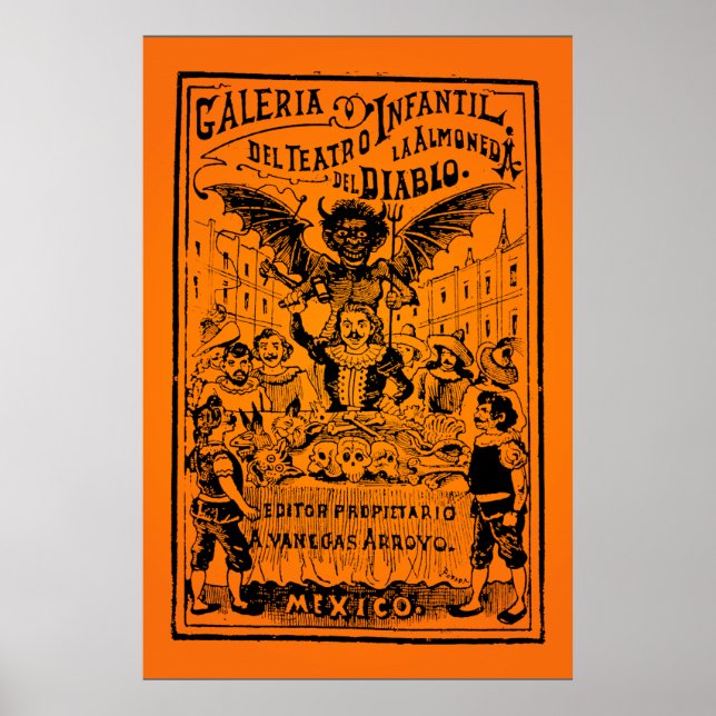 HALLOWEEN SALE! La Almoned del Diablo, Posada Poster (Framsidan)