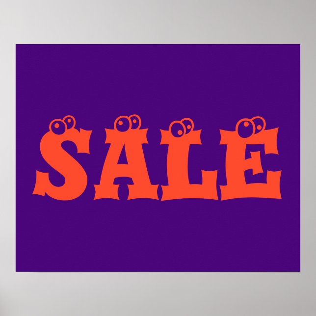 Halloween Sale Sign, Halloween Sale Poster (Framsidan)