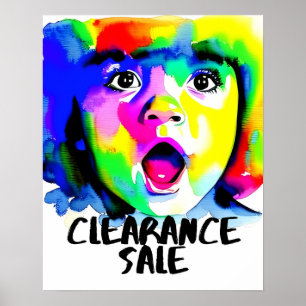 Halloween Sale Sign, Retail Boutique Sale Poster
