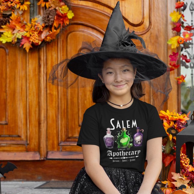 Halloween Salem Apothecary Potions Tonics Elixirs T Shirt (Skapare uppladdad)