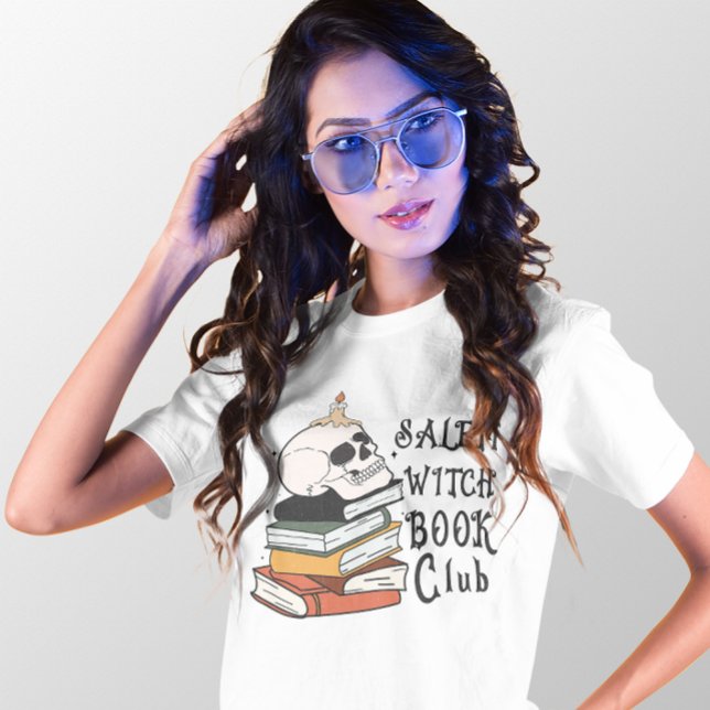 HALLOWEEN SALEM WITCH BOK KLUBB BOOKWORM T SHIRT (Skapare uppladdad)