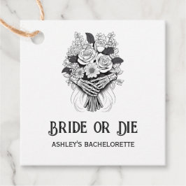 Halloween Sällskapsfest för Brud eller Dö Gåvor Etiketter