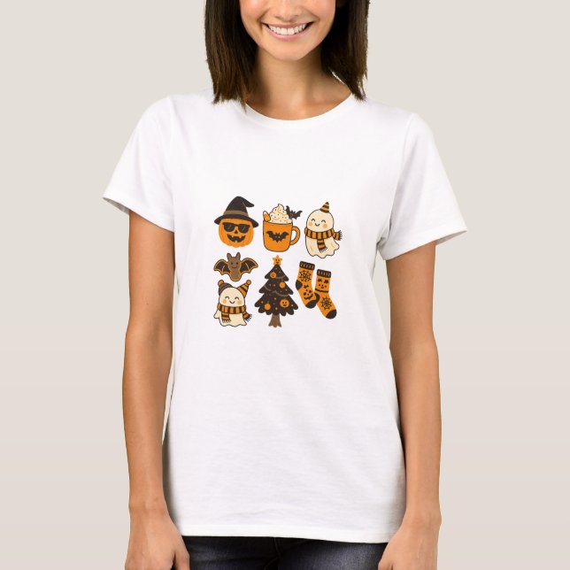 Halloween-samling - Spooky Cute Collection T Shirt (Framsida)