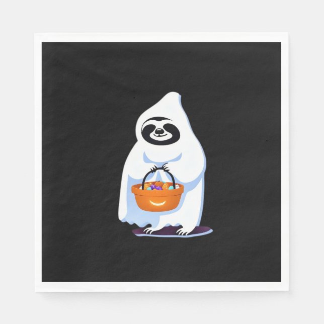 Halloween-sansad design, det här är min mänskliga  pappersservett (Framsidan)