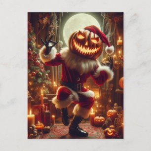 Halloween Santa Vykort