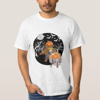 Halloween-säsongens pumpande skrämmande utformning t shirt